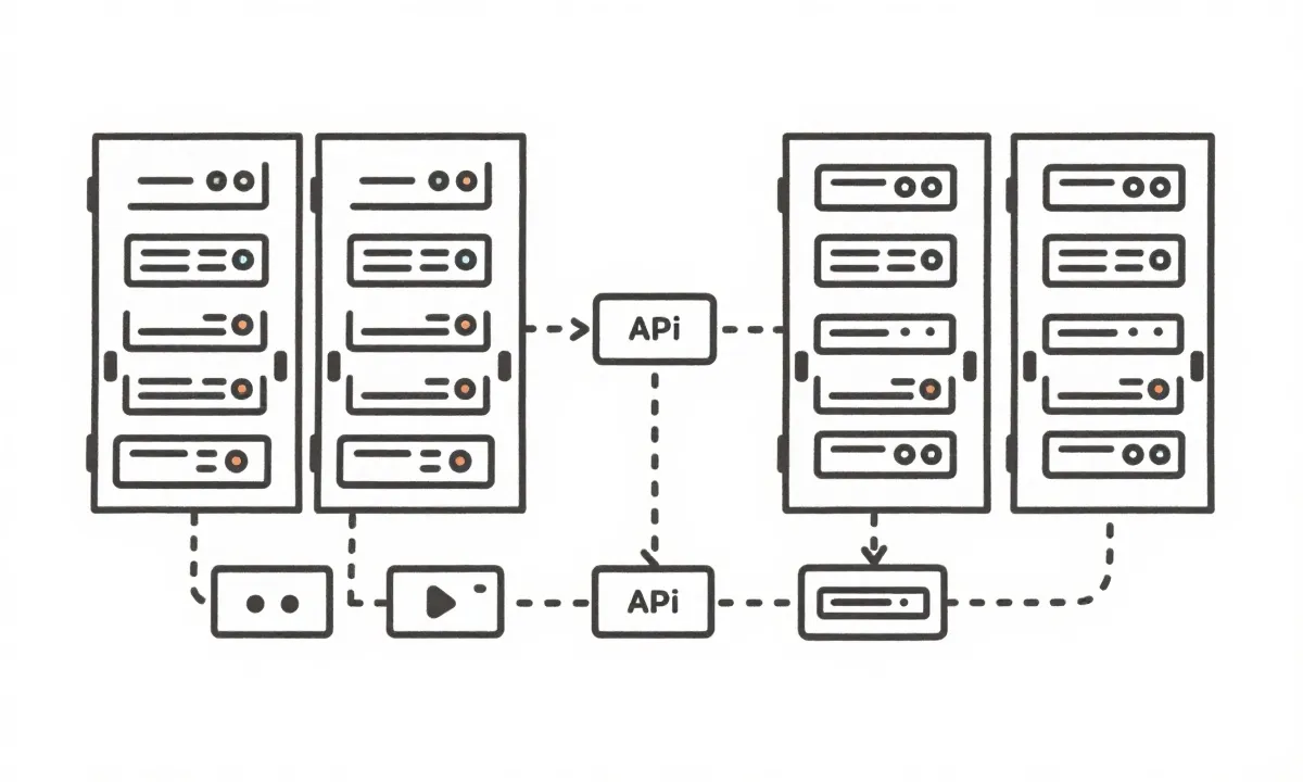 API 接入与数据流示意图